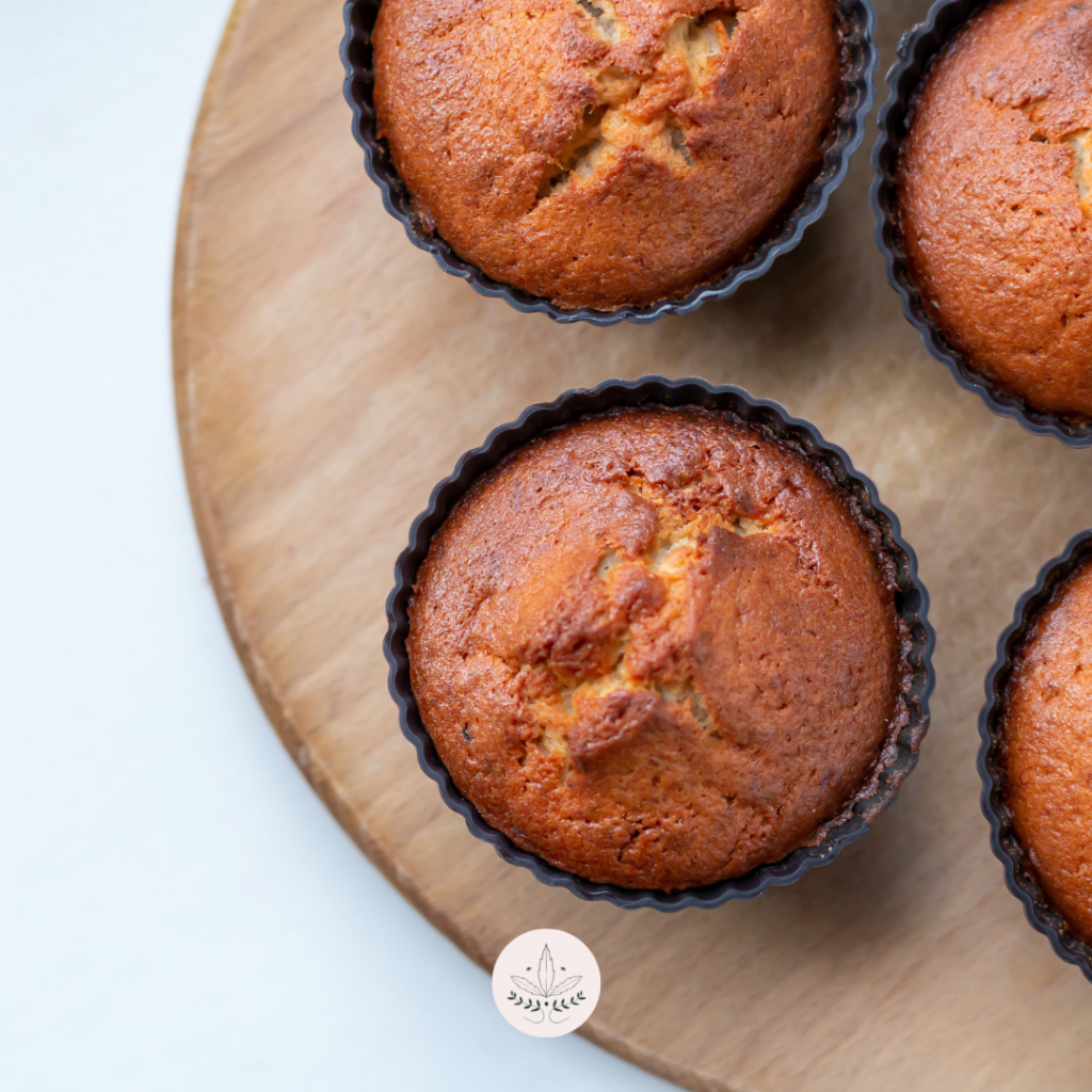 Muffins coeur coulant caramel beurre salé au CBD
©Yehor Milohrodskyi