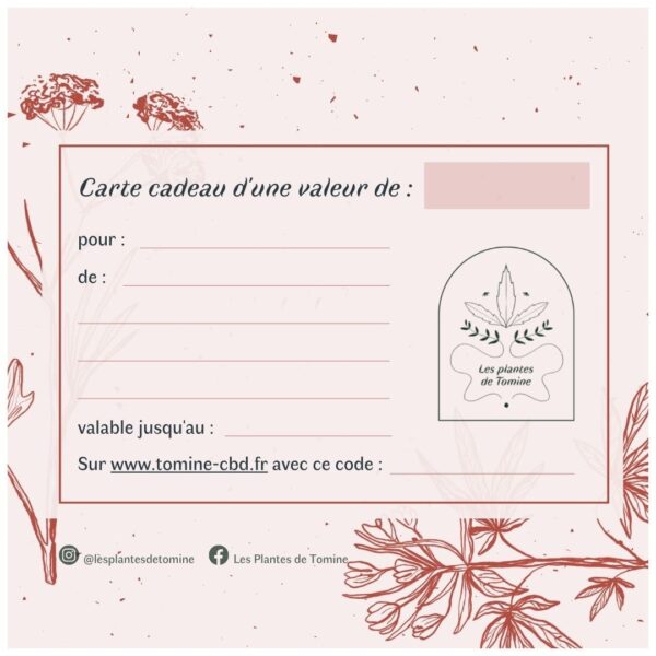 Carte cadeau de Tomine – Image 2