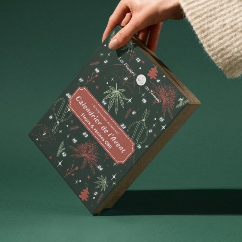 Calendrier de l'avent CBD Les Plantes de Tomine