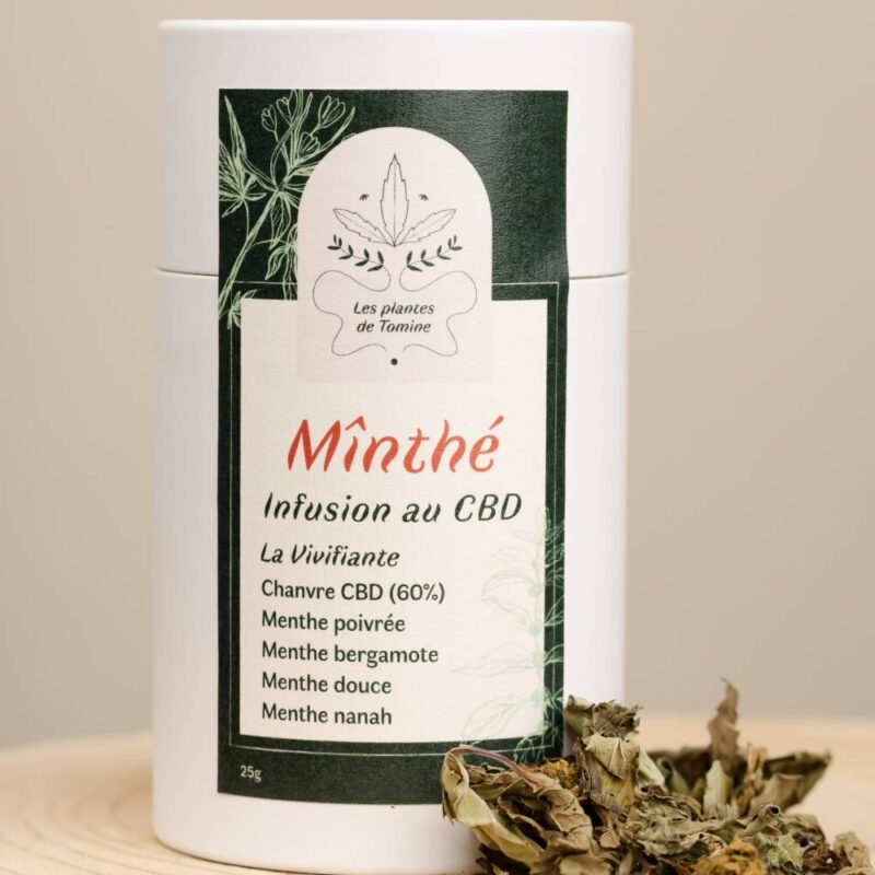 Minthé infusion CBD digestion