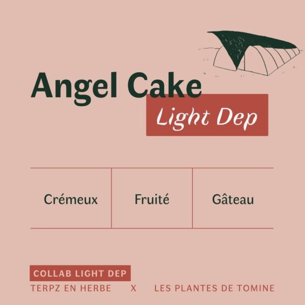 Fleurs CBD Angel Cake quel goût ? Culture Light Dep par Les Plantes de Tomine